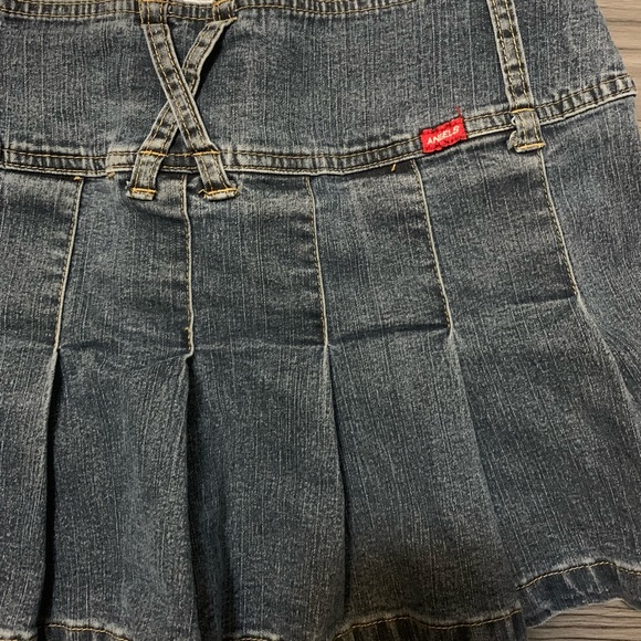 🌥angels mini denim pleated skirt - Picture 3 of 4